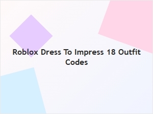 Roblox Dress to Impress Outfit Codes for Avatar Customization
